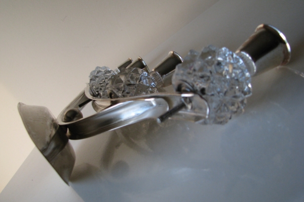 Ogłoszenie - Stary, stylowy, srebrny świecznik na 4 świece. Zdjęcie 7