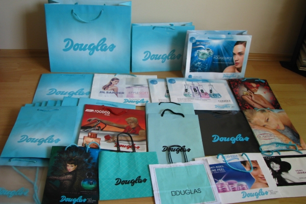 Ogłoszenie - Prezentowa torebka, torba papierowa po zakupach Douglas, Sephora, Marionnaud i inne. Zdjęcie 6