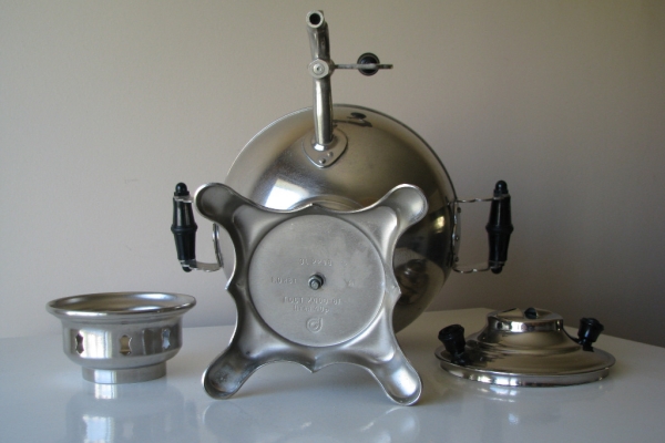 Ogłoszenie - Piękny, stary radziecki samowar o kulistym kształcie z kablem zasilającym. Zdjęcie 9