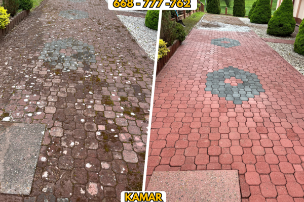 Ogłoszenie - Mycie & Impregnacja - Mycie Kostki Brukowej | Mycie Elewacji | Mycie Dachu | Gorąca woda 120°C | 350 BAR | Firma KAMAR. Zdjęcie 10