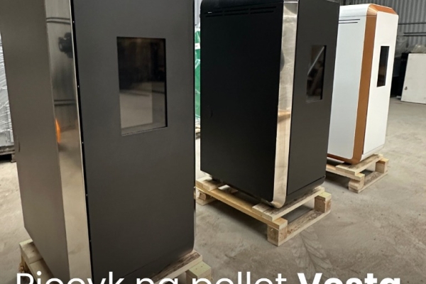 Ogłoszenie - Piecyk Vesta 15 kW na pellet z płaszczem wodnym. Zdjęcie 1