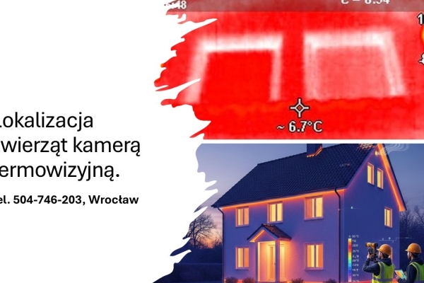 Ogłoszenie - Lokalizacja zaginionych zwierząt kamerą termowizyjną, tel. 504-746-203, Wrocław. Zdjęcie 1