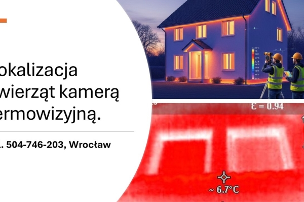 Ogłoszenie - Poszukiwanie zaginionych zwierząt z użyciem kamery termowizyjnej, tel. 504-746-203,  cena. Zdjęcie 1