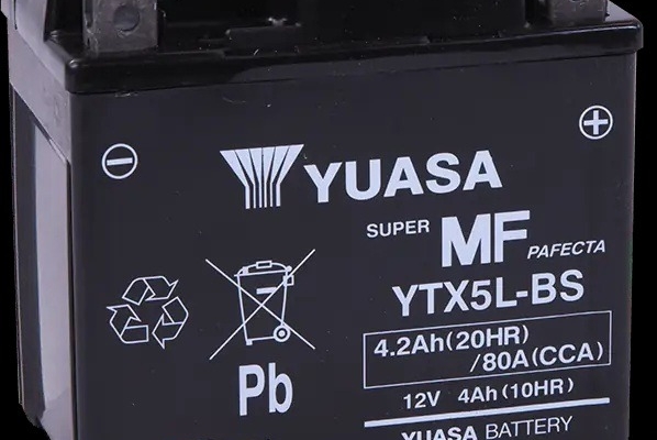 Ogłoszenie - Akumulator 4,2Ah 80A motocyklowy YUASA YTX5L-BS AGM. Zdjęcie 1