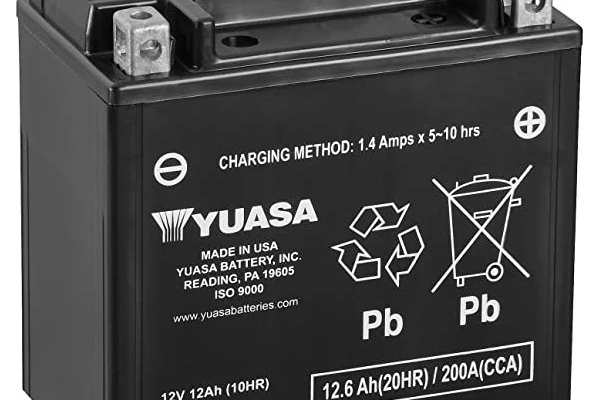 Ogłoszenie - Akumulator motocyklowy YUASA YTX14-BS AGM 12,6Ah 200A. Zdjęcie 1