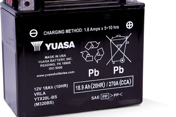 Ogłoszenie - Akumulator motocyklowy YUASA YTX20L-BS AGM 18,9Ah 270A. Zdjęcie 1