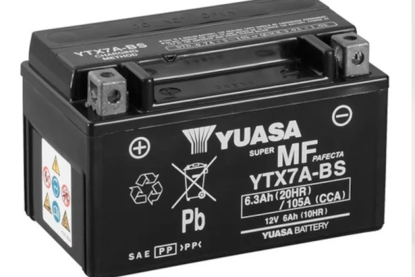 Ogłoszenie - Akumulator motocyklowy YUASA YTX7A-BS AGM 6,3Ah 105A. Zdjęcie 1