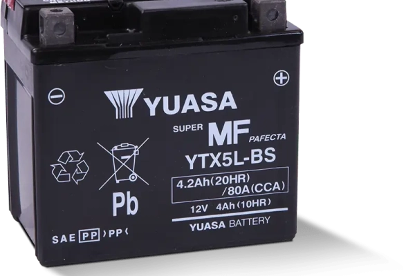 Ogłoszenie - Akumulator motocyklowy YUASA YTX5L-BS AGM 4,2Ah 80A. Zdjęcie 1