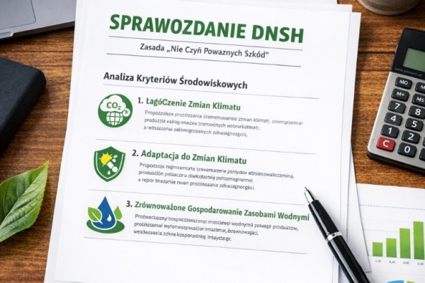 Ogłoszenie - Jak napisać raport DNSH ? , tel. 504-746-203, Oceny i sprawozdania inwestycji.. Zdjęcie 1