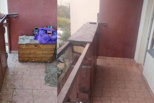 Ogłoszenie - Sprzątanie po gołębiach, Wrocław, Świdnica, Oleśnica, tel.  504-746-203 , cennik czyszczenie balkonu po ptakach. Zdjęcie 1