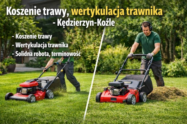 Ogłoszenie - Koszenie trawy + wertykulacja trawnika Kędzierzyn-Koźle. Zdjęcie 1