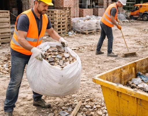 Ogłoszenie - Posprzątanie placu budowy, Wrocław, cennik, wywóz, tel. 504-746-203,  pozostałości bo budowie. Zdjęcie 1