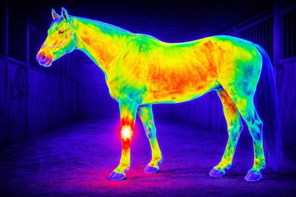 Ogłoszenie - Termografia konia, badanie kamerą termowizyjna zwierząt, tel. 504-746-203, Wrocław. Zdjęcie 1