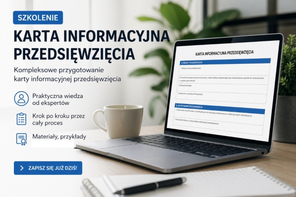 Ogłoszenie - Szkolenie z karty informacyjnej przedsięwzięcia, tel. 504-746-203, nauka, induwidualne konsultacje i pomoc. Zdjęcie 1