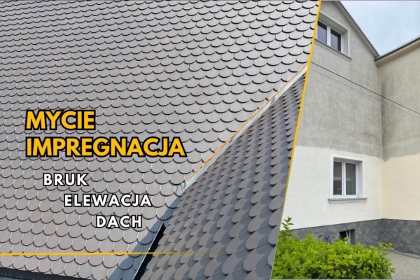 Ogłoszenie - Mycie & Impregnacja - Mycie Kostki Brukowej | Mycie Elewacji | Mycie Dachu | Gorąca woda 120°C | 350 BAR | Firma KAMAR. Zdjęcie 3