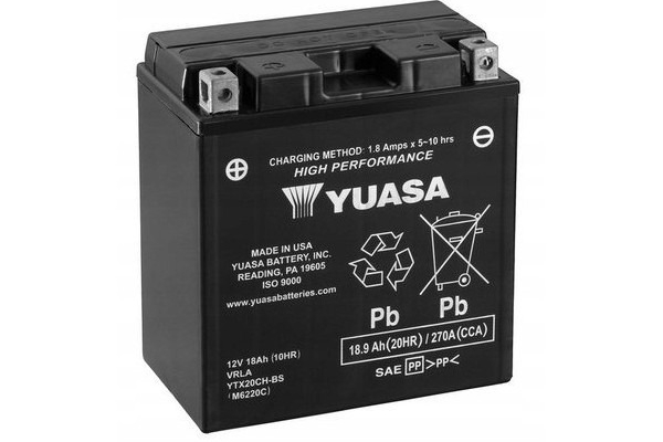 Ogłoszenie - YTX20CH-BS 12V 18AH 270A L+ YUASA. Zdjęcie 1