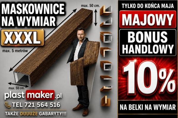 Ogłoszenie - BONUS HANDLOWY 10 procent - tylko w maju na BELKI NA WYMIAR. Zdjęcie 4