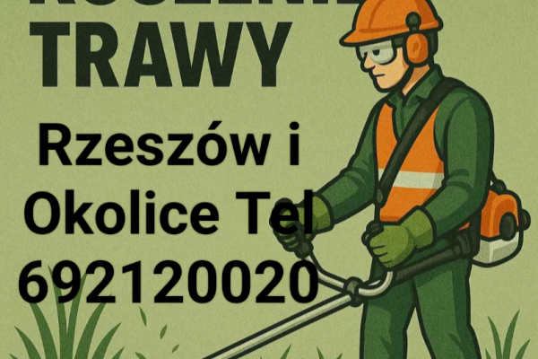 Ogłoszenie - Koszenie traw działki karczowanie czyszczenie Rzeszów tel 692120020. Zdjęcie 1