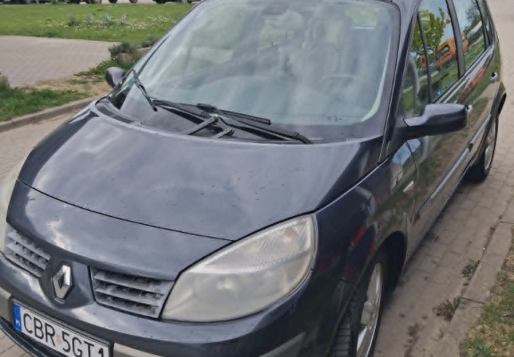 Ogłoszenie - Renault Scenic II 2.0 Benzyna | OC do 08.2026 | Działa i jeździ. Zdjęcie 1