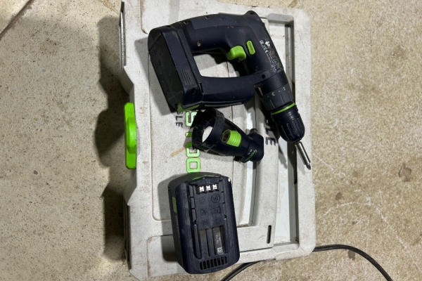 Ogłoszenie - Akumulatorowa wiertarko-wkrętarka Festool CXS w walizce systemowej Systainer. Zdjęcie 3