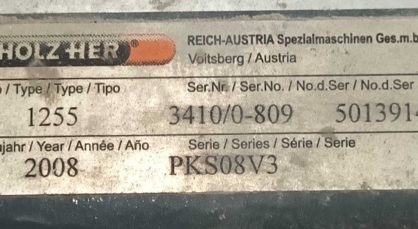 Ogłoszenie - Piła pionowa HOLZ-HER 1255. Zdjęcie 2