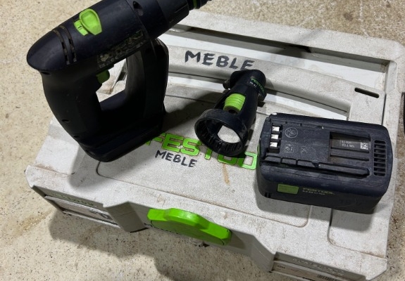 Ogłoszenie - Akumulatorowa wiertarko-wkrętarka Festool CXS w walizce systemowej Systainer. Zdjęcie 2
