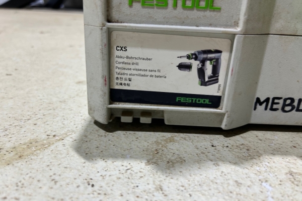 Ogłoszenie - Akumulatorowa wiertarko-wkrętarka Festool CXS w walizce systemowej Systainer. Zdjęcie 5