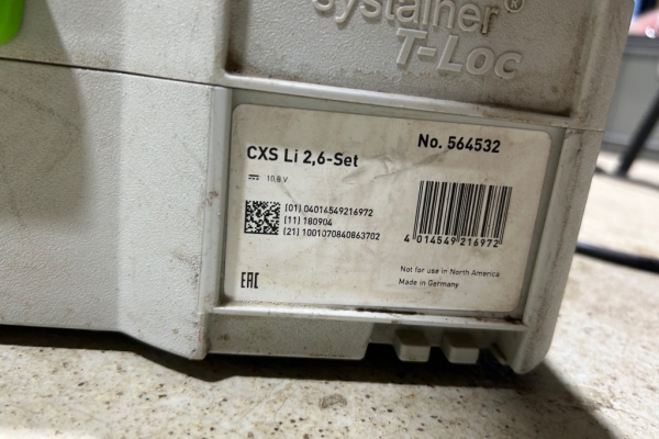 Ogłoszenie - Akumulatorowa wiertarko-wkrętarka Festool CXS w walizce systemowej Systainer. Zdjęcie 6