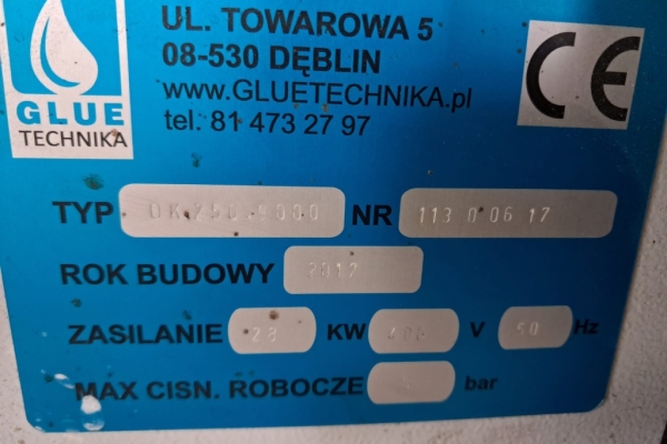 Ogłoszenie - Okleiniarka do profili okiennych Glue Technika. Zdjęcie 5