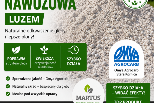 Ogłoszenie - Wapno nawozowe - Kreda nawozowa Omya AGROCARB 90 M-KR. Zdjęcie 1