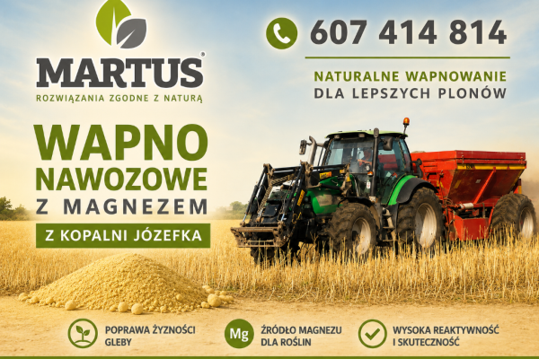 Ogłoszenie - WAPNO NAWOZOWE Z MAGNEZEM Z KOPALNI JÓZEFKA. Zdjęcie 1