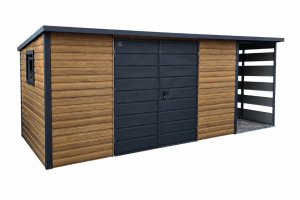 Ogłoszenie - Domek Narzędziowy Ogrodowy 7x3m Winchester + Ciemny Grafit PREMIUM. Zdjęcie 1