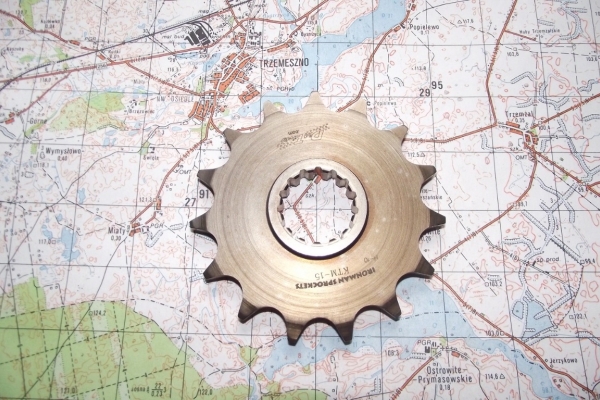 Ogłoszenie - KTM 525/450 zebatka przod 520 Ironman 15z nowa. Zdjęcie 1