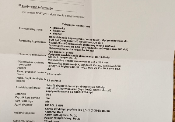 Ogłoszenie - Drukarka skaner atramentowa. Zdjęcie 3