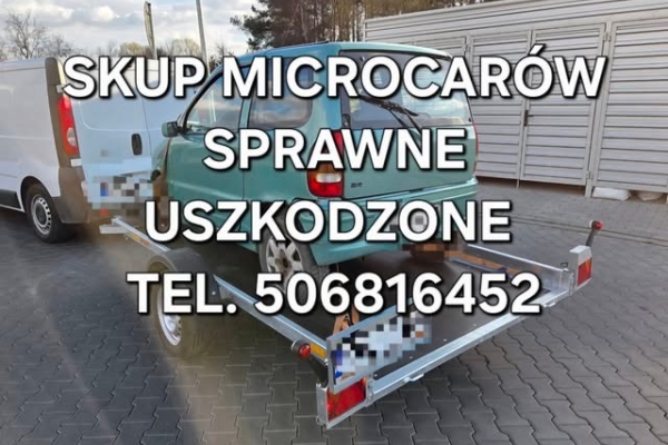 Ogłoszenie - SKUP MICROCARÓW -SPRAWNYCH I USZKODZONYCH- LIGIER AIXAM CHATENET MICROCAR JDM. Zdjęcie 1