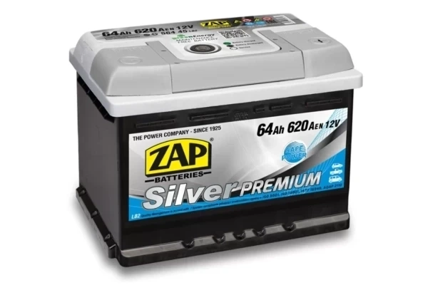 Ogłoszenie - Akumulator 64Ah 620A ZAP Silver Premium. Zdjęcie 1