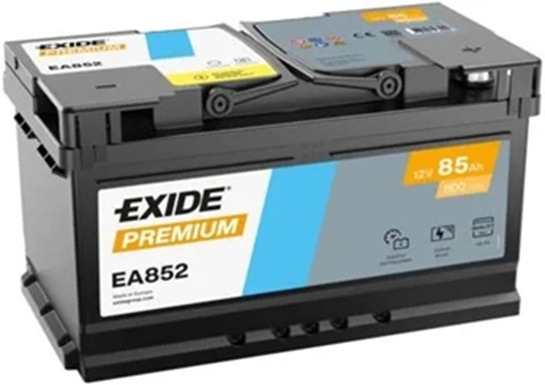 Ogłoszenie - Akumulator Exide Premium 85Ah 800A EA852 PRAWY PLUS. Zdjęcie 1