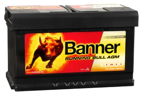 Ogłoszenie - Akumulator Banner Running Bull 58001 AGM 80Ah 800A. Zdjęcie 1