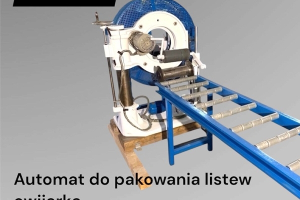 Ogłoszenie - Automatyczna owijarka folią strecz do pakowania listew itp.. Zdjęcie 1