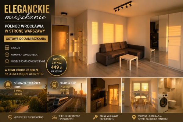 Ogłoszenie - 1pok, 27met, Okolice Słowiańskiej BALKON/KOMÓRKA/MP (Wrocław). Zdjęcie 1