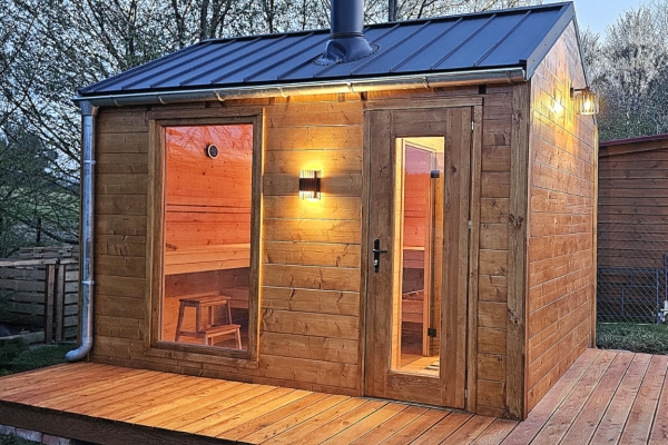 Ogłoszenie - Sauna ogrodowa - bania - domek rekreacyjny z bali. Zdjęcie 1