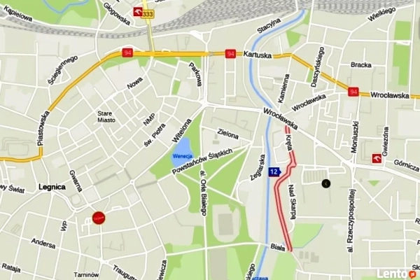 Ogłoszenie - Działka budowlana do dzierżawy/wynajęcia przy centrum Legnicy, 340 m2. Zdjęcie 9