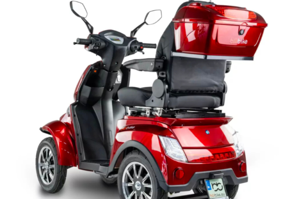 Ogłoszenie - Skuter elektryczny z dachem BILI BIKE SHINO QUADRO G4 GEL, 25km/h. Zdjęcie 5
