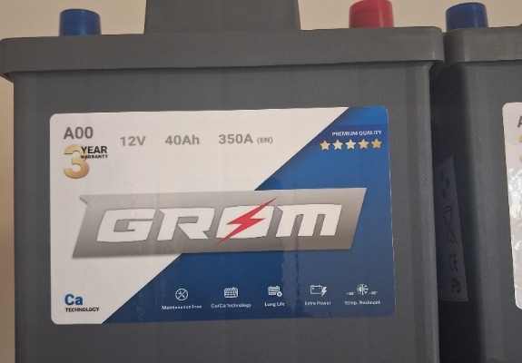 Ogłoszenie - Akumulator Grom 40Ah 350A. Zdjęcie 1