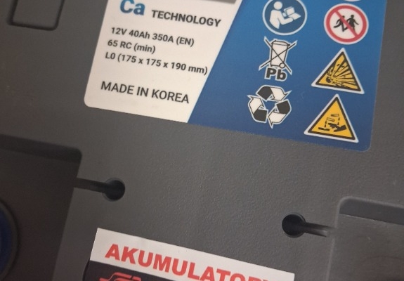 Ogłoszenie - Akumulator Grom 40Ah 350A. Zdjęcie 2