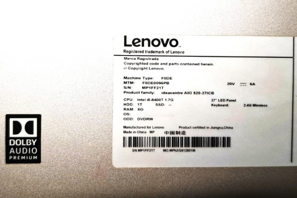 Ogłoszenie - Polecam Komputer Al in One Duży 27 Cal Lenovo Ideacenter. Zdjęcie 9