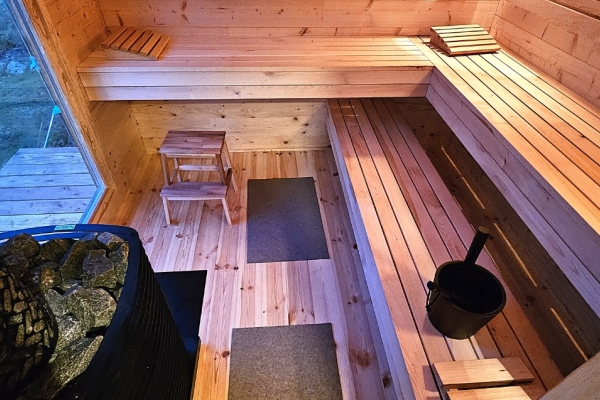 Ogłoszenie - Sauna ogrodowa - bania - domek rekreacyjny z bali. Zdjęcie 2