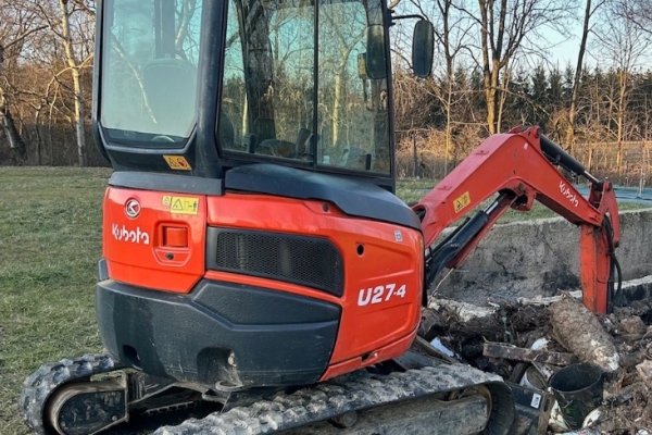 Ogłoszenie - Minikoparka 2,7 T – KUBOTA U27-4. Zdjęcie 5