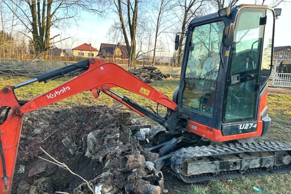 Ogłoszenie - Minikoparka 2,7 T – KUBOTA U27-4. Zdjęcie 6