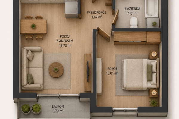 Ogłoszenie - 2pok, 37met, Okolice Strzeleckiej BALKON/KOMÓRKA/GARAŻ (Wrocław). Zdjęcie 8